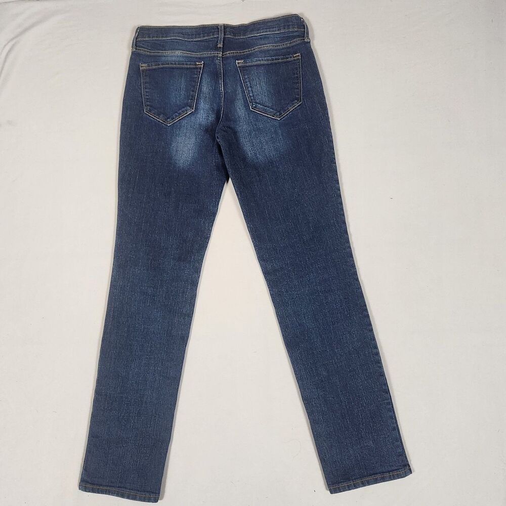 Old Navy Original Mid Rise Jeans Womens Size 6 Regular Blue Stretch Skinny Denim - Picture 4 of 12